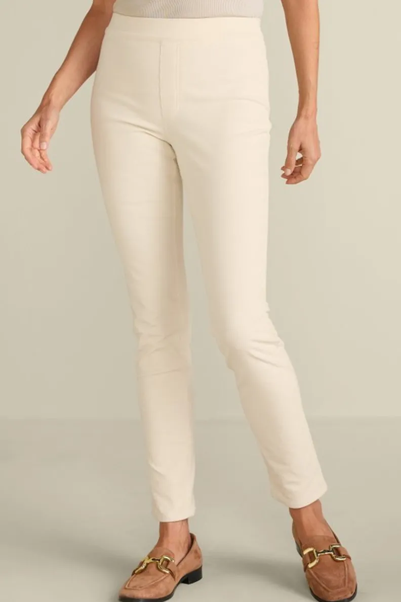 Pants-Soft Surroundings Rockland Corduroy Slim Leg Pull On Pants