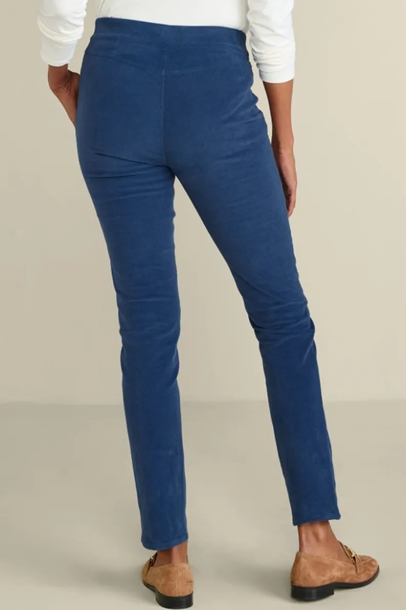 Pants-Soft Surroundings Rockland Corduroy Slim Leg Pull On Pants